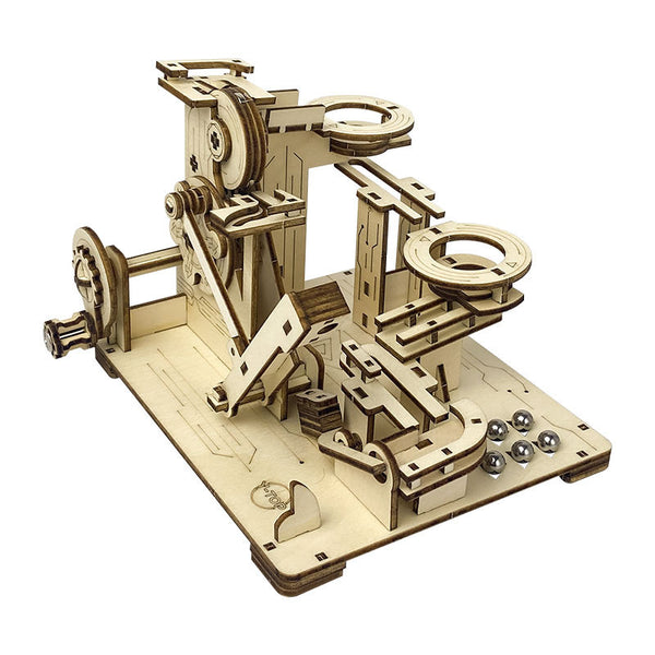 Catapult Track Ball Mechanic Model 3D Wooden plywood