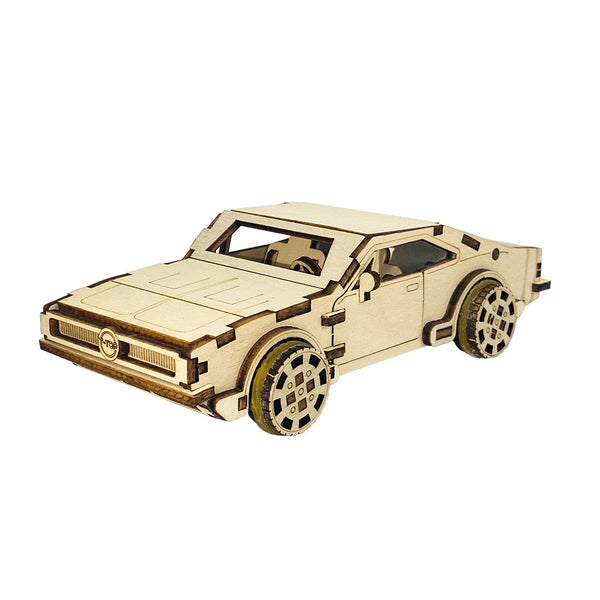 Simulate Rear-wheel Drive-3D Wooden Puzzle Model Car Kits Vintage Car Model Building Kit Gift for Teens Men Women Christmas Construction Woodcraft Kits  Birthday Gifts