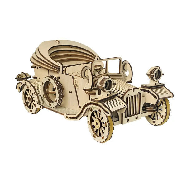 3D Wooden Vintage Convertible Puzzle Mechanical TOY Classic