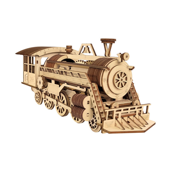 3D Mechanical Train Model Kits-Brain Teaser Puzzles-Vehicle Building Kits-Unique Gift for Kids